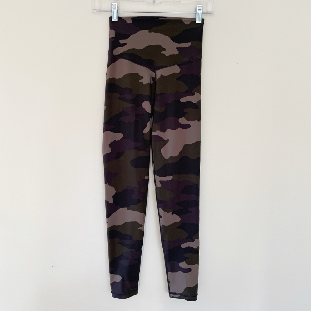 Aerie Camo Real Me High Rise Leggings Pants Athleisure Work Out Exercise Small - Picture 2 of 11